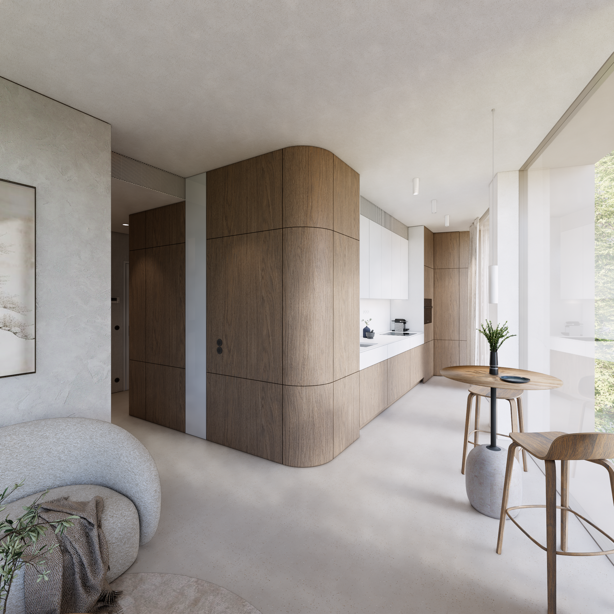 Small bright apartment