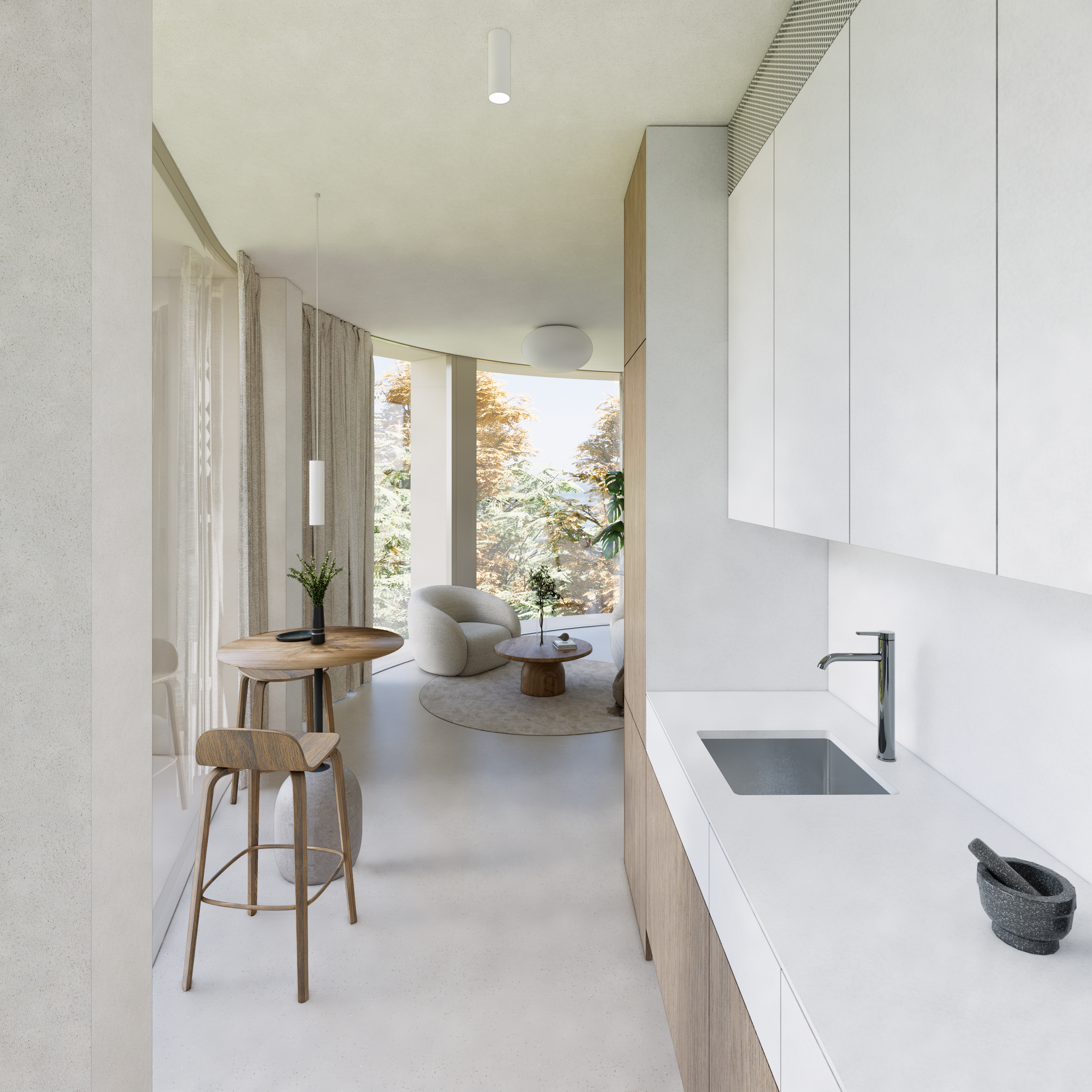 Small bright apartment