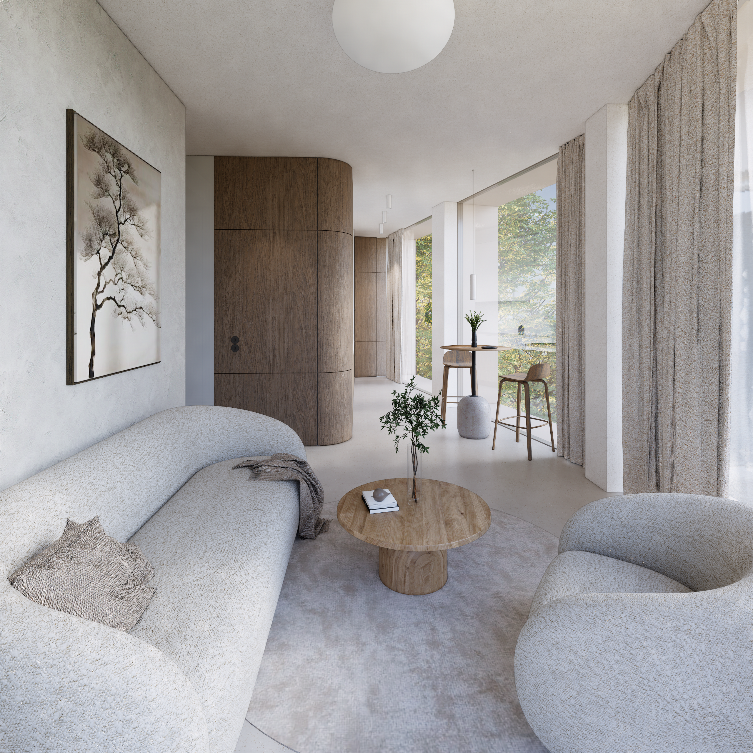 Small bright apartment